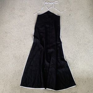 DIISH Aiden Black Linen Halter Dress Size AU 6 US2 EU34 brand new with tags!